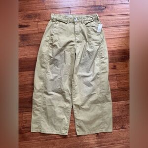 NWT Anthropologie Pilcro Tan Cedar Barrel Pants, size 29